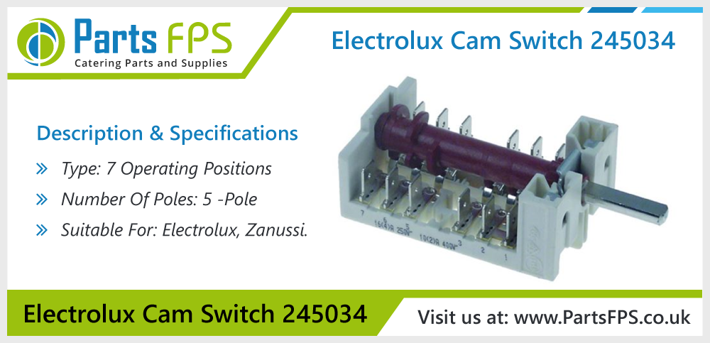 Electrolux Cam Switch 245034